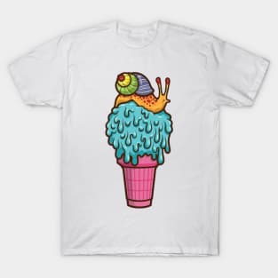 Snail - icecream T-Shirt